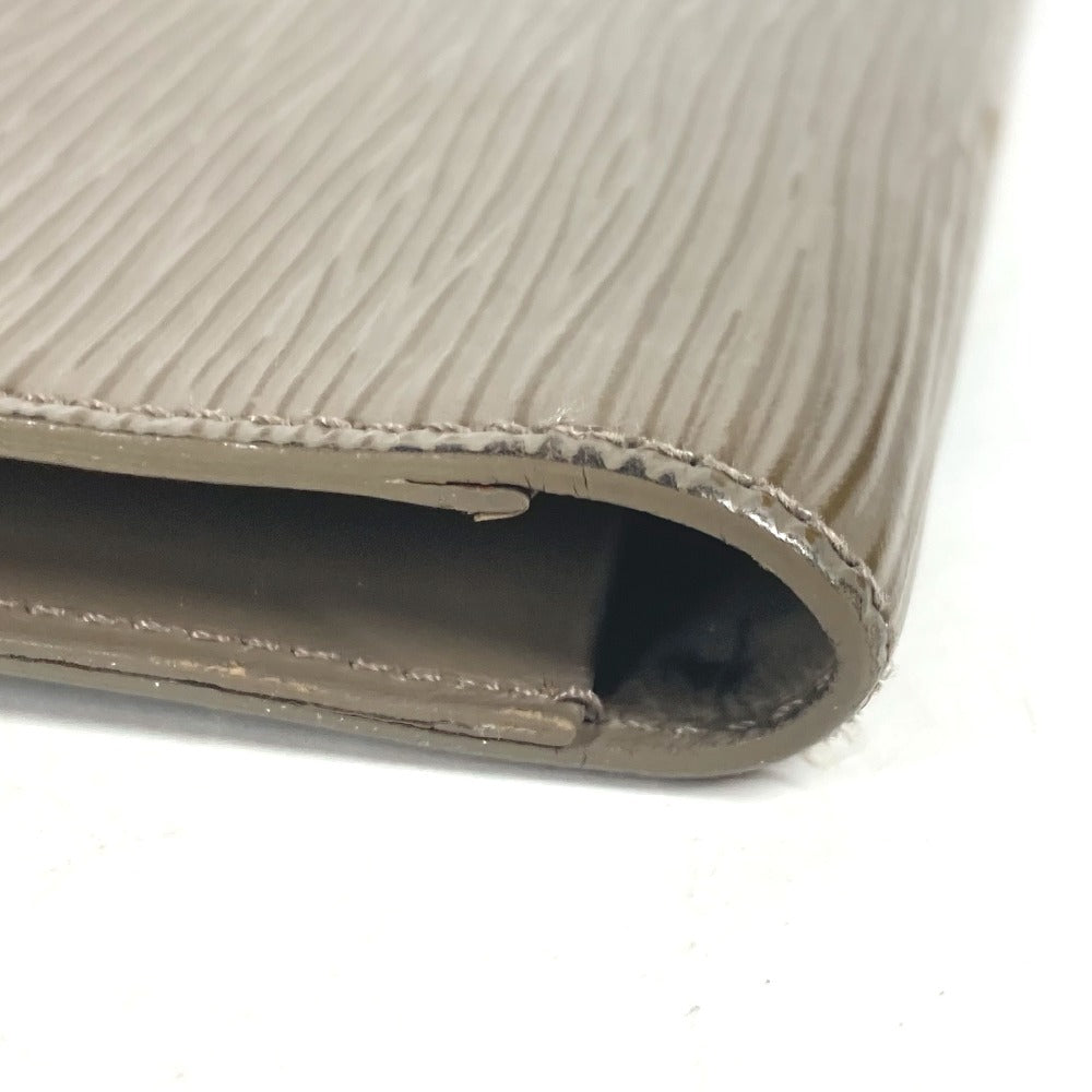 LOUIS VUITTON R2018C Epi Agenda Horizontal Elastic System Planner, Bifold, Epi Leather Cover, Unisex, Greige