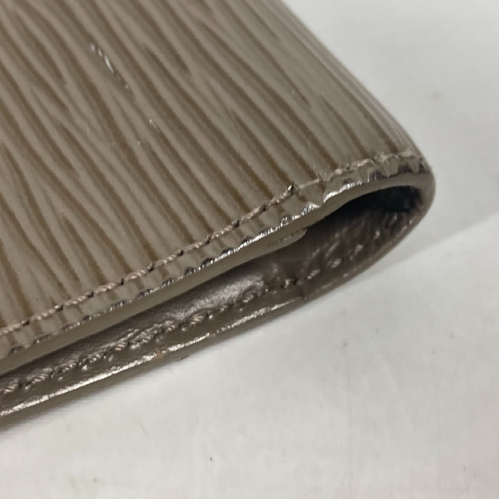 LOUIS VUITTON R2018C Epi Agenda Horizontal Elastic System Planner, Bifold, Epi Leather Cover, Unisex, Greige