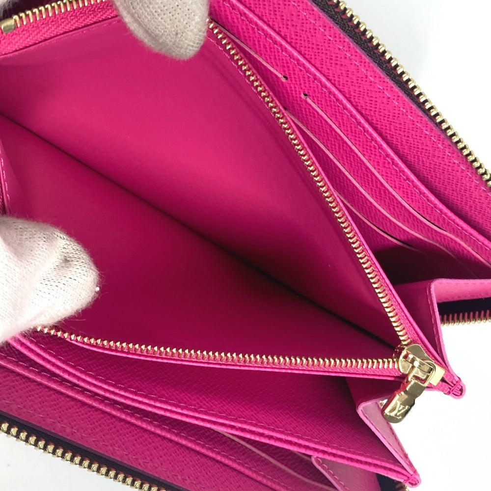 LOUIS VUITTON M14162 LV × TM モノグラム 日本限定 村上隆 ジッピーウォレット ロングウォレット ラウンドファスナー 長財布 モノグラムキャンバス ユニセックス ブラウン