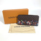 LOUIS VUITTON M14162 LV × TM モノグラム 日本限定 村上隆 ジッピーウォレット ロングウォレット ラウンドファスナー 長財布 モノグラムキャンバス ユニセックス ブラウン