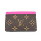 LOUIS VUITTON M13439 LV × TM ポルト カルト・サーンプル 村上隆 パンダ カードケース カードケース モノグラムキャンバス ユニセックス ブラウン
