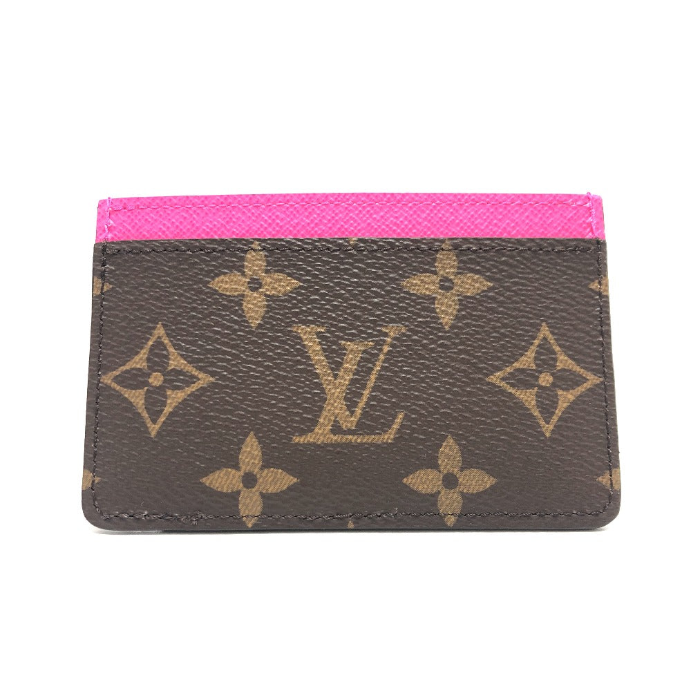 LOUIS VUITTON M13439 LV × TM ポルト カルト・サーンプル 村上隆 パンダ カードケース カードケース モノグラムキャンバス ユニセックス ブラウン