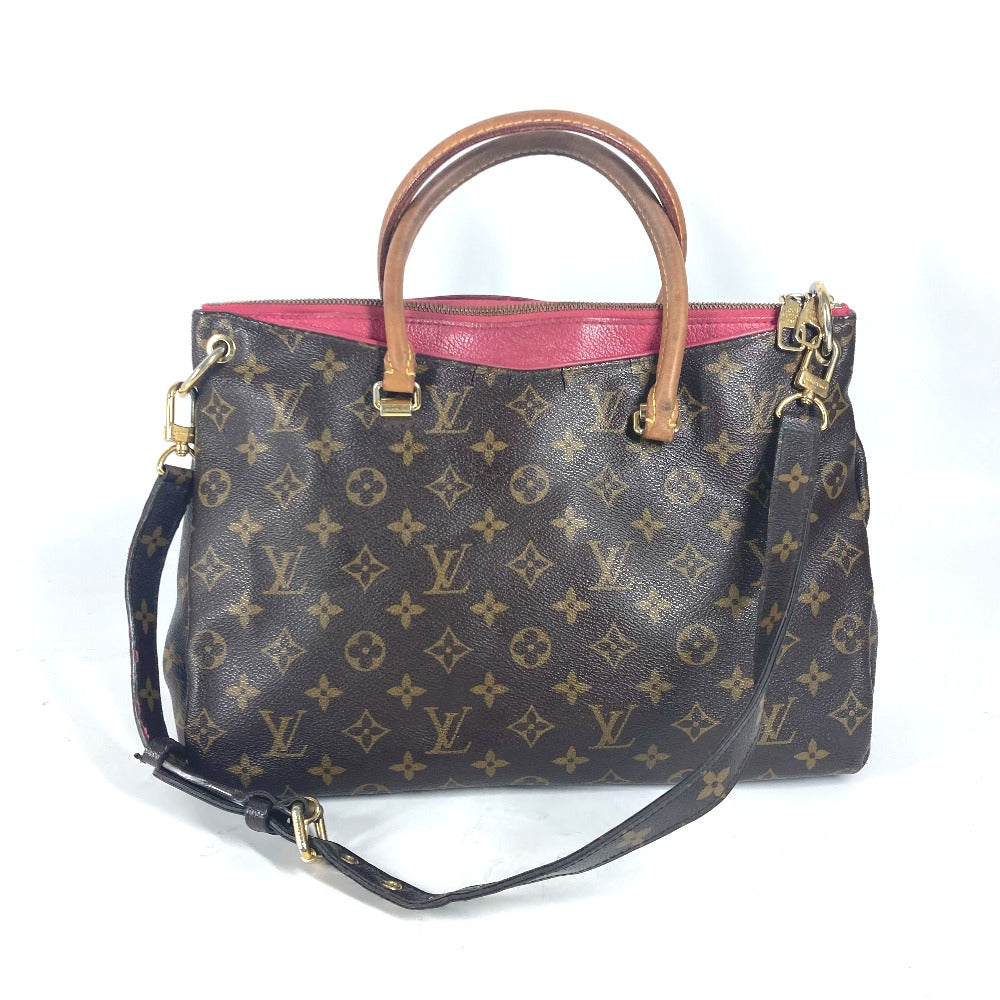 LOUIS VUITTON M40466 モノグラム パラス 2WAYバッグ トートバッグ ショルダーバッグ 肩掛け ハンドバッグ モノグラムキャンバス レディース ダリア ブラウン