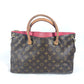 LOUIS VUITTON M40466 モノグラム パラス 2WAYバッグ トートバッグ ショルダーバッグ 肩掛け ハンドバッグ モノグラムキャンバス レディース ダリア ブラウン