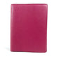 LOUIS VUITTON logo book cover, stationery case, notebook cover, leather, women's, purple