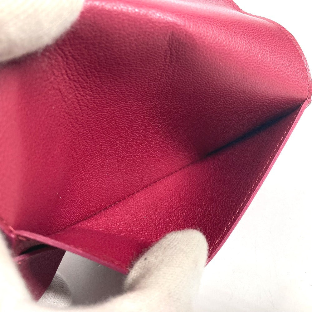 LOUIS VUITTON logo book cover, stationery case, notebook cover, leather, women's, purple