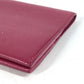 LOUIS VUITTON logo book cover, stationery case, notebook cover, leather, women's, purple