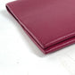 LOUIS VUITTON logo book cover, stationery case, notebook cover, leather, women's, purple