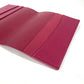 LOUIS VUITTON logo book cover, stationery case, notebook cover, leather, women's, purple