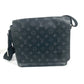 LOUIS VUITTON M45272 モノグラムエクリプス ディストリクトPM カバン フラップ 斜め掛け ショルダーバッグ モノグラムエクリプスキャンバス ユニセックス ブラック