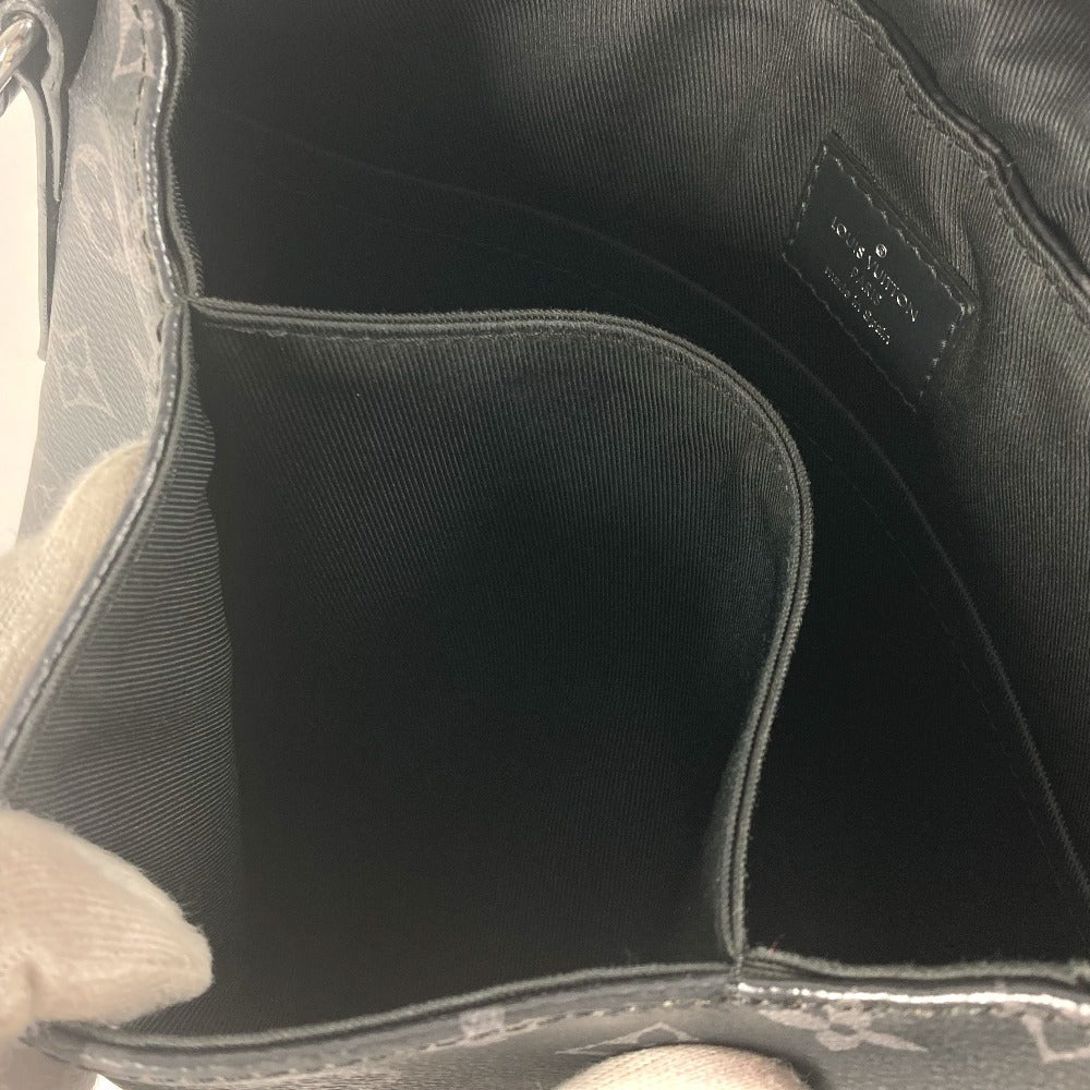 LOUIS VUITTON M45272 モノグラムエクリプス ディストリクトPM カバン フラップ 斜め掛け ショルダーバッグ モノグラムエクリプスキャンバス ユニセックス ブラック