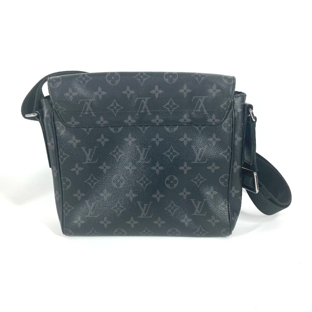 LOUIS VUITTON M45272 モノグラムエクリプス ディストリクトPM カバン フラップ 斜め掛け ショルダーバッグ モノグラムエクリプスキャンバス ユニセックス ブラック