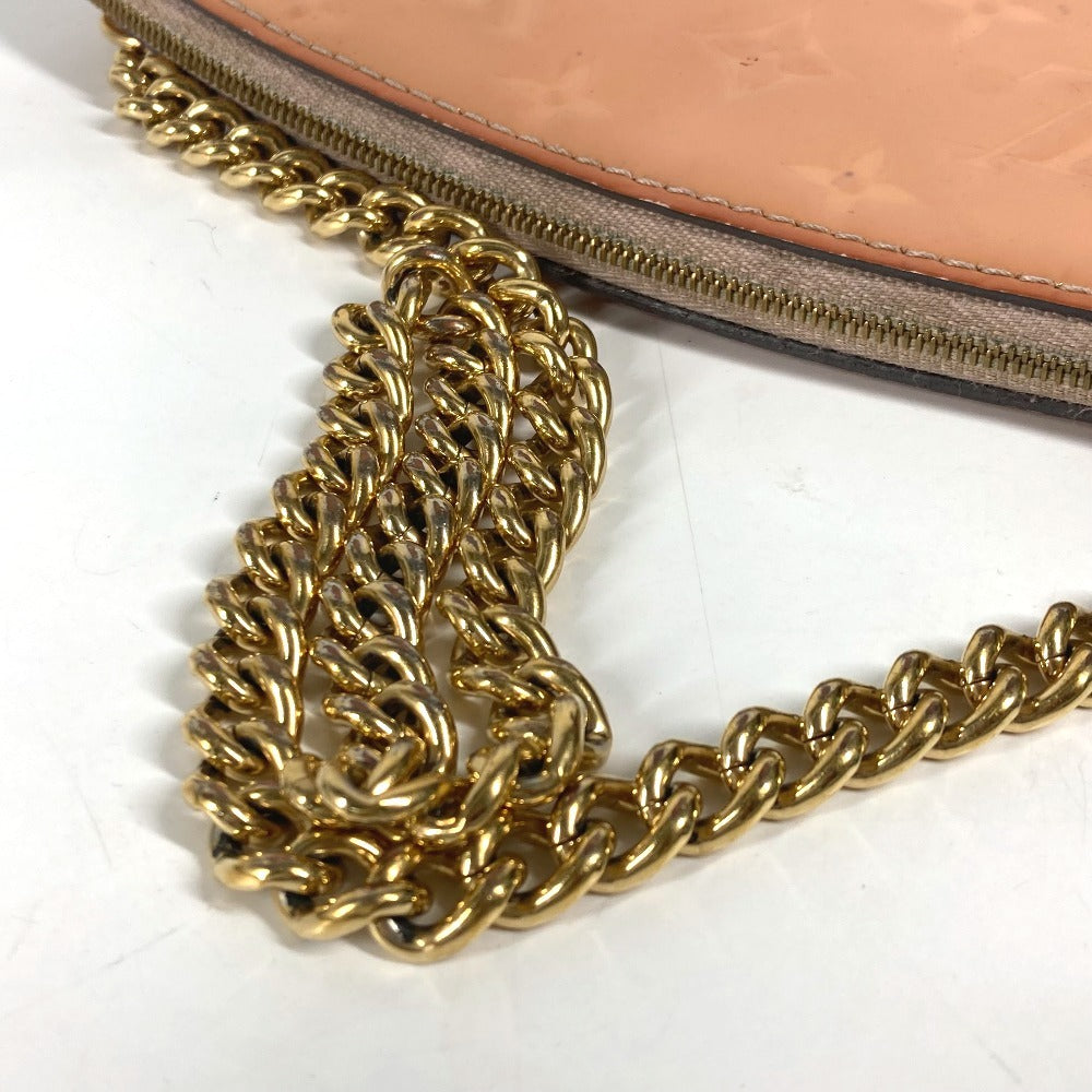 LOUIS VUITTON M50410 Monogram Vernis Santa Monica Chain Bag, Handbag, Shoulder Bag, Monogram Vernis, Women's, Rose Ballerine, Pink