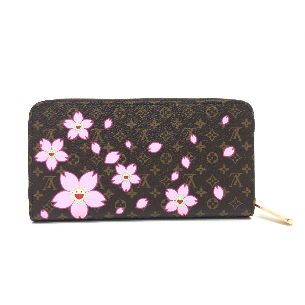 LOUIS VUITTON M13433 Murakami Takashi Monogram LV x TM Zippy Wallet Cherry Blossom Long Wallet Wallet Long Wallet MonogramCanvas Brown/GoldHardware Used
