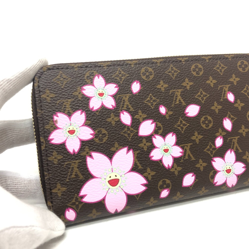 LOUIS VUITTON M13433 Murakami Takashi Monogram LV x TM Zippy Wallet Cherry Blossom Long Wallet Wallet Long Wallet MonogramCanvas Brown/GoldHardware Used