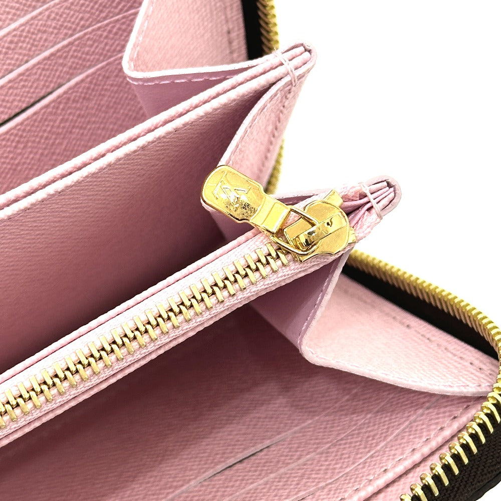 LOUIS VUITTON M13433 村上隆 モノグラム LV × TM ジッピー・ウォレット チェリーブロッサム 長財布 モノグラムキャンバス レディース ブラウン