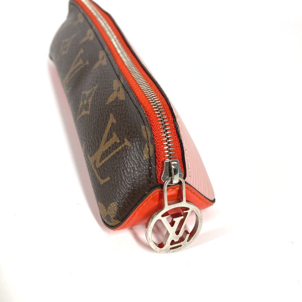 LOUIS VUITTON GI0008 モノグラム エピ トゥルース エリザベット 筆箱 ステーショナリー ポーチ ペンケース エピレザー ユニセックス ピンク