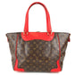 LOUIS VUITTON M51193 モノグラム エストレーラ カバン 肩掛け バイカラー ショルダーバッグ モノグラムキャンバス レディース コクリコ レッド