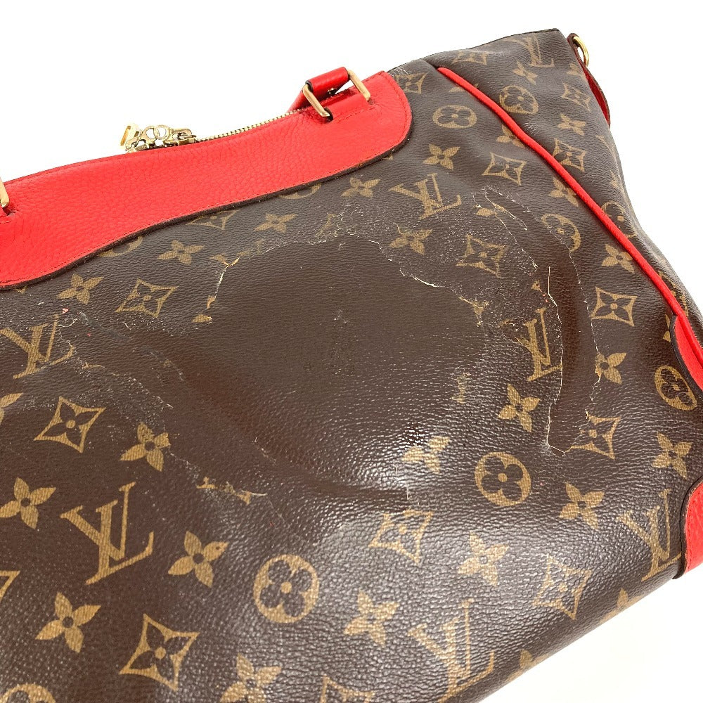 LOUIS VUITTON M51193 モノグラム エストレーラ カバン 肩掛け バイカラー ショルダーバッグ モノグラムキャンバス レディース コクリコ レッド