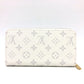LOUIS VUITTON M14240 Takashi Murakami Collaboration Monogram LV x TM Zippy Wallet, Cherry Design, Monogram Canvas, Unisex, White