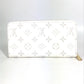 LOUIS VUITTON M14240 村上隆コラボ モノグラム LV × TM ジッピー・ウォレット ロングウォレット ラウンドファスナー 長財布 モノグラムキャンバス ユニセックス ホワイト