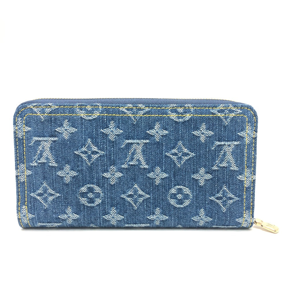 LOUIS VUITTON M23161 村上隆コラボ モノグラムデニム LV × TM ジッピー・ウォレット 財布 ウォレット サクランボ チェリー 長財布 ユニセックス ブルー