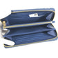 LOUIS VUITTON M23161 村上隆コラボ モノグラムデニム LV × TM ジッピー・ウォレット ロングウォレット ラウンドファスナー 長財布 デニム ユニセックス ブルー