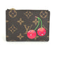 LOUIS VUITTON M13420 村上隆コラボ モノグラム LV × TM ポルトフォイユ・リサ コンパクトウォレット 2つ折り財布 モノグラムキャンバス ユニセックス ブラウン
