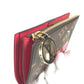 LOUIS VUITTON M13420 村上隆コラボ モノグラム LV × TM ポルトフォイユ・リサ コンパクトウォレット 2つ折り財布 モノグラムキャンバス ユニセックス ブラウン