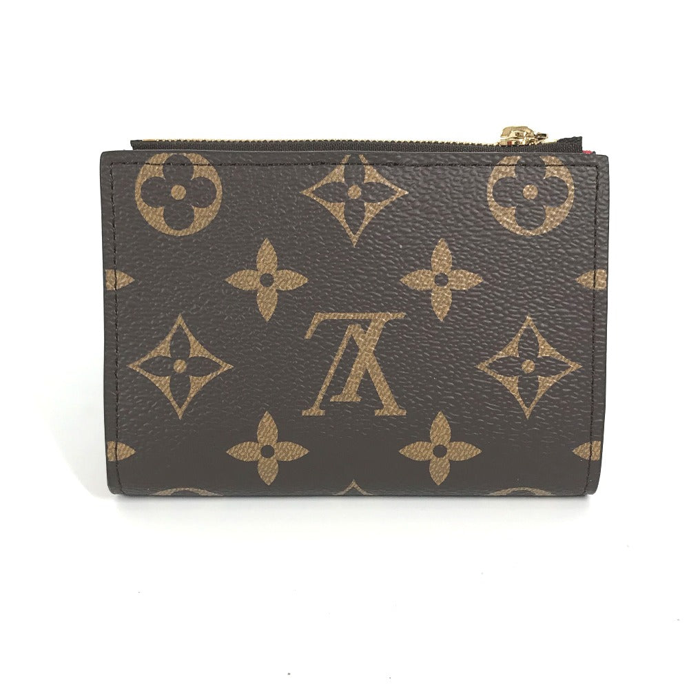 LOUIS VUITTON M13420 村上隆コラボ モノグラム LV × TM ポルトフォイユ・リサ コンパクトウォレット 2つ折り財布 モノグラムキャンバス ユニセックス ブラウン