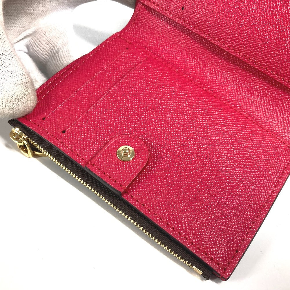 LOUIS VUITTON M13420 村上隆コラボ モノグラム LV × TM ポルトフォイユ・リサ チェリー サクランボ コンパクトウォレット 2つ折り財布 モノグラムキャンバス レディース ブラウン