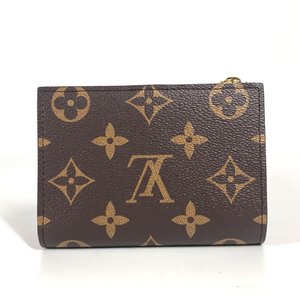 LOUIS VUITTON M13420 村上隆コラボ モノグラム LV × TM ポルトフォイユ・リサ チェリー サクランボ コンパクトウォレット 2つ折り財布 モノグラムキャンバス レディース ブラウン
