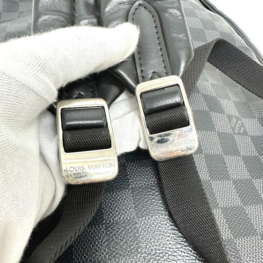 LOUIS VUITTON N41473 ジョッシュ バックパック カバン バッグ リュックサック ダミエグラフィットキャンバス ユニセックス ブラック