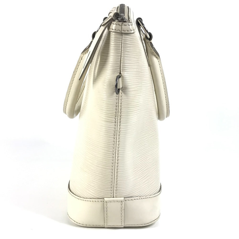 LOUIS VUITTON M4229J Epi Lockit PM Tote Bag, Handbag, Epi Leather, Women's, Ivory, White