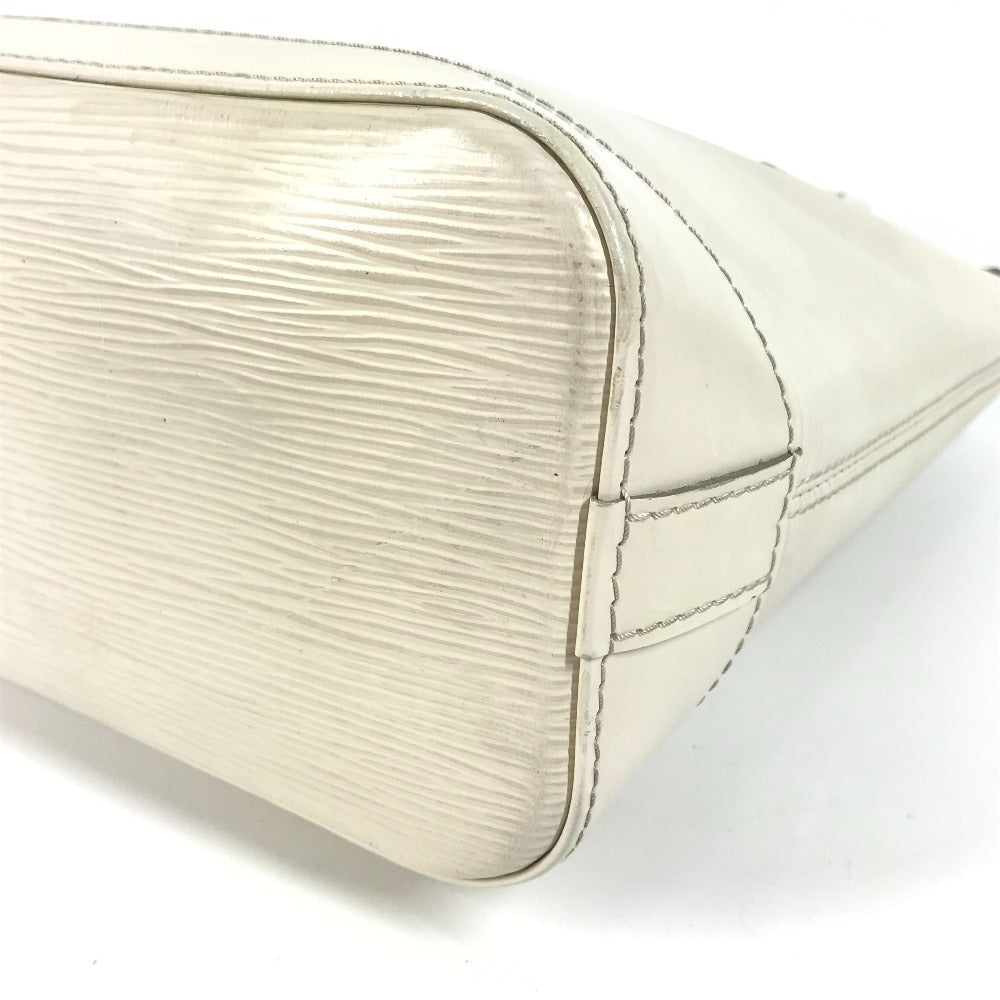 LOUIS VUITTON M4229J Epi Lockit PM Tote Bag, Handbag, Epi Leather, Women's, Ivory, White