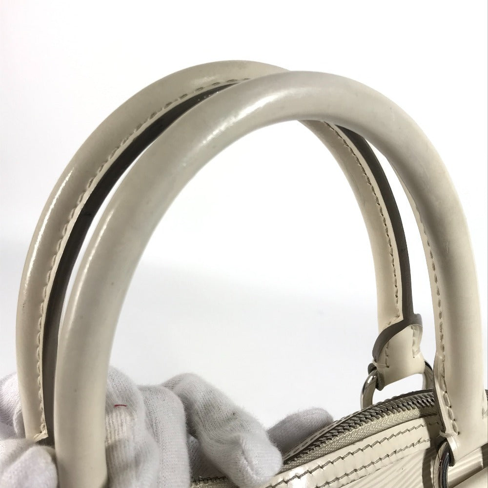 LOUIS VUITTON M4229J Epi Lockit PM Tote Bag, Handbag, Epi Leather, Women's, Ivory, White
