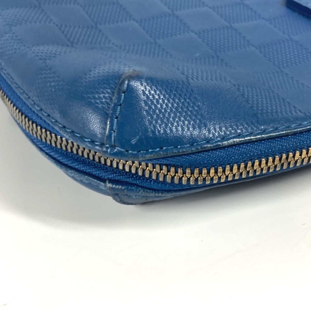 LOUIS VUITTON N41328 Damier Infini Porte Document Manjour PDJ Bag, Document Bag, Briefcase, Handbag, Business Bag, Damier Infini Leather, Unisex, Blue