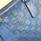 LOUIS VUITTON N41328 Damier Infini Porte Document Manjour PDJ Bag, Document Bag, Briefcase, Handbag, Business Bag, Damier Infini Leather, Unisex, Blue