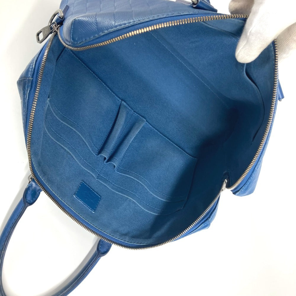 LOUIS VUITTON N41328 Damier Infini Porte Document Manjour PDJ Bag, Document Bag, Briefcase, Handbag, Business Bag, Damier Infini Leather, Unisex, Blue
