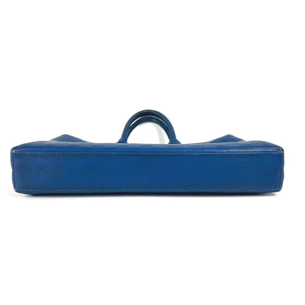LOUIS VUITTON N41328 Damier Infini Porte Document Manjour PDJ Bag, Document Bag, Briefcase, Handbag, Business Bag, Damier Infini Leather, Unisex, Blue
