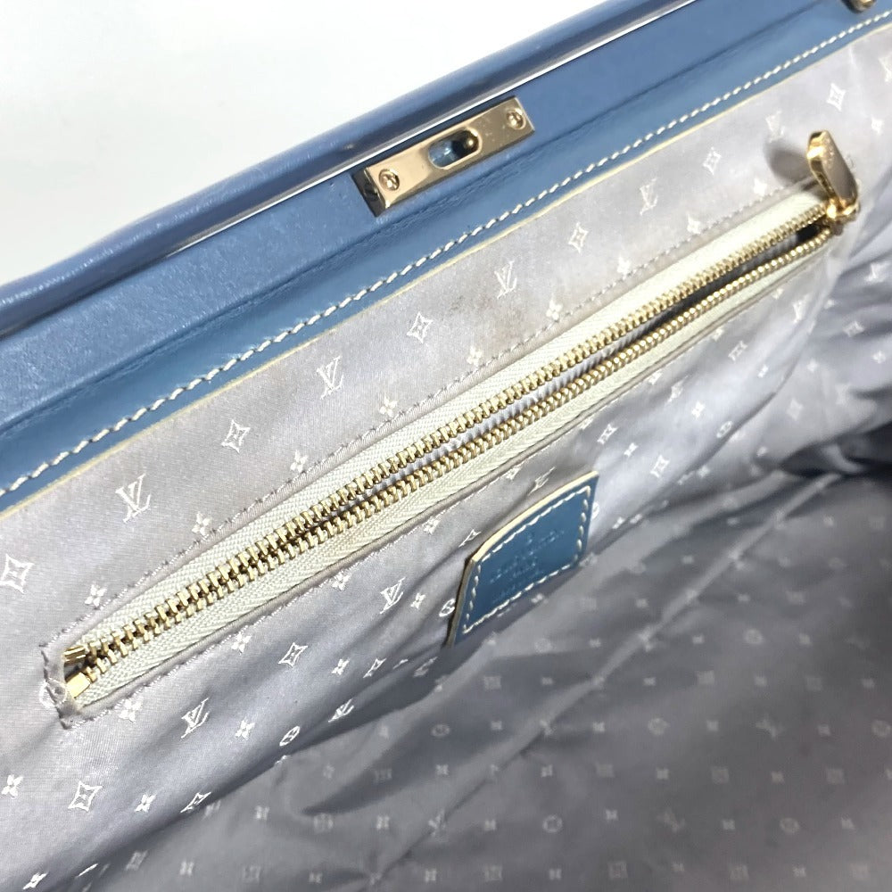 LOUIS VUITTON スハリ アンジェニューGM トートバッグ カバン ハンドバッグ スハリレザー レディース ブルー