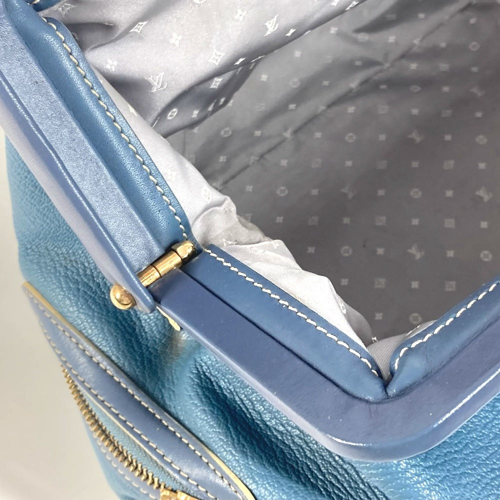 LOUIS VUITTON スハリ アンジェニューGM トートバッグ カバン ハンドバッグ スハリレザー レディース ブルー