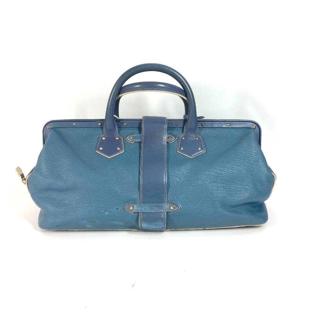 LOUIS VUITTON スハリ アンジェニューGM トートバッグ カバン ハンドバッグ スハリレザー レディース ブルー