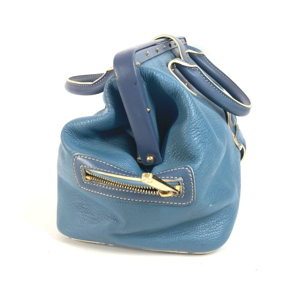 LOUIS VUITTON スハリ アンジェニューGM トートバッグ カバン ハンドバッグ スハリレザー レディース ブルー