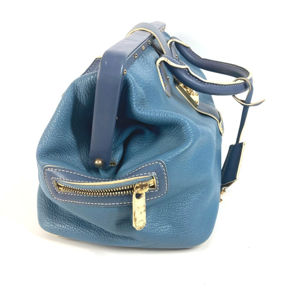 LOUIS VUITTON スハリ アンジェニューGM トートバッグ カバン ハンドバッグ スハリレザー レディース ブルー
