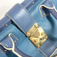 LOUIS VUITTON スハリ アンジェニューGM トートバッグ カバン ハンドバッグ スハリレザー レディース ブルー