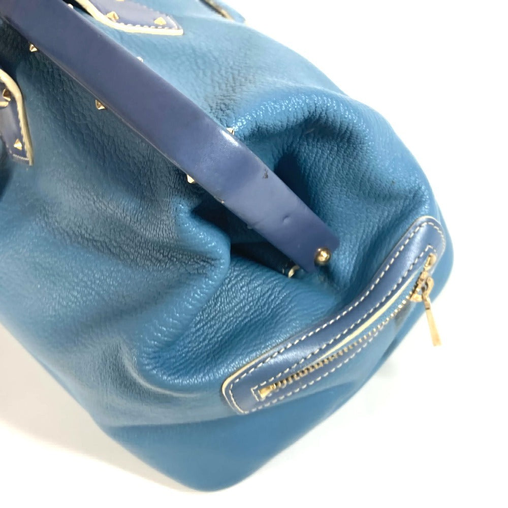 LOUIS VUITTON スハリ アンジェニューGM トートバッグ カバン ハンドバッグ スハリレザー レディース ブルー