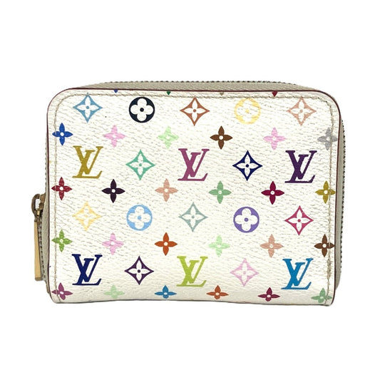 LOUIS VUITTON M93741 モノグラム・マルチカラー ジッピー・コインパース 財布 小銭入れ ラウンドファスナー コインケース モノグラムマルチカラーキャンバス レディース リッチ ホワイト