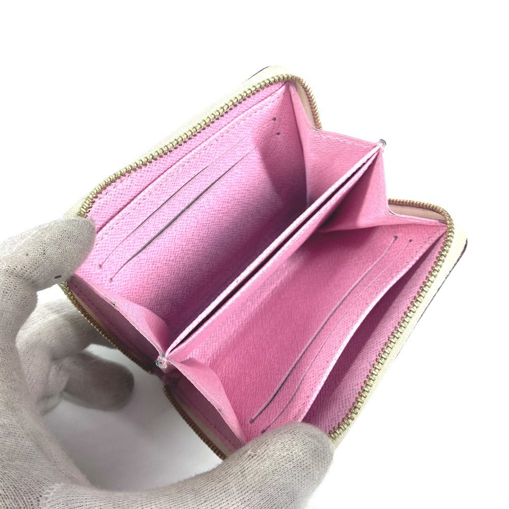 LOUIS VUITTON M93741 Monogram Multicolore Zippy Coin Purse, Wallet with Zip-Around Closure, Monogram Multicolore Canvas, Women's, Rich White