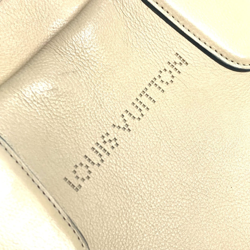 LOUIS VUITTON M95779 ハンドバッグ カバン キュイール・シワ ボストンバッグ カバン ビジネスバッグ レザー ユニセックス エクリュ ホワイト